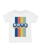 Officially Licensed Dots Retro Rainbow Design Youth's T-shirt