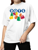 Officially Licensed Dots Colorful Retro Candy Design Women's T-shirt