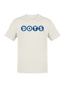 Officially Licensed Dots Blue Logo Design Men's T-shirt