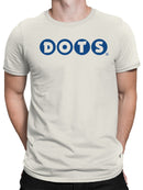 Officially Licensed Dots Blue Logo Design Men's T-shirt