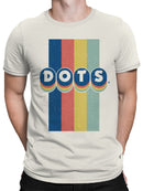 Officially Licensed Dots Retro Rainbow Design Men's T-shirt