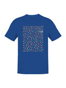 Officially Licensed Dots Colorful Candy Pattern Men's T-shirt