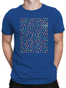 Officially Licensed Dots Colorful Candy Pattern Men's T-shirt