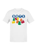 Officially Licensed Dots Colorful Retro Candy Design Men's T-shirt