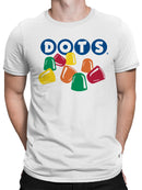 Officially Licensed Dots Colorful Retro Candy Design Men's T-shirt