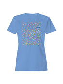 Officially Licensed Dots Candy Colorful Pattern Design Women's T-shirt