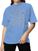 Officially Licensed Dots Candy Colorful Pattern Design Women's T-shirt