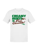 Officially Licensed Junior Mints Creamy Mints in Pure Chocolate Men's T-shirt