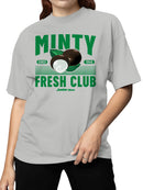 Officially Licensed Junior Mints Minty Fresh Club Women's T-shirt
