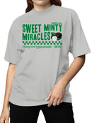 Officially Licensed Junior Mints Sweet Minty Miracles Design Women's T-shirt