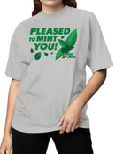 Officially Licensed Junior Mints Mint Inspired Greeting Women's T-shirt
