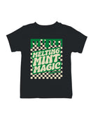 Officially Licensed Junior Mints Melting Mint Magic Design Youth's T-shirt