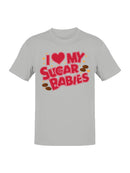 Officially Licensed Sugar Babies I Love My Sugar Babies Candy Men's T-shirt