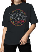Officially Licensed Sugar Babies Retro Sugar Daddy Logo Women's T-shirt