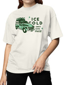 Officially Licensed Coca Cola Vintage Ice Cold Design Women's T-shirt