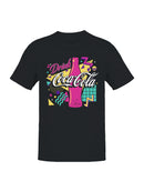 Officially Licensed Coca Cola Retro Coke Pop Art Men's T-shirt