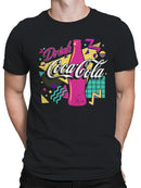 Officially Licensed Coca Cola Retro Coke Pop Art Men's T-shirt