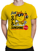 Officially Licensed Coca Cola Ice Cold Sunshine Fun Men's T-shirt