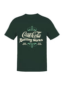 Officially Licensed Coca Cola Vintage Bottling Design Men's T-shirt