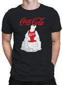 Officially Licensed Coca Cola Cool Polar Bear Design Men's T-shirt