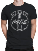 Officially Licensed Coca Cola Iconic Coke Always Men's T-shirt
