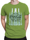 Officially Licensed Coca Cola Enjoy Coke Bottle Art Men's T-shirt