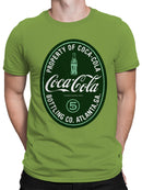 Officially Licensed Coca Cola Vintage Atlanta Design Men's T-shirt