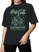 Officially Licensed Coca Cola Distinctive Bottle Art Women's T-shirt
