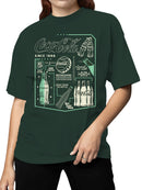 Officially Licensed Coca Cola Retro Refreshing Design Women's T-shirt