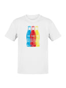 Officially Licensed Coca Cola Vibrant Pop Art Men's T-shirt