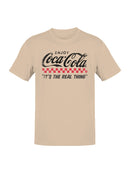 Officially Licensed Coca Cola Enjoy The Real Thing Men's T-shirt