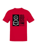 Officially Licensed Coca Cola Cold Crisp Taste Men's T-shirt