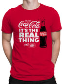 Officially Licensed Coca Cola It's the Real Thing Men's T-shirt