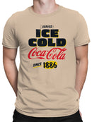 Officially Licensed Coca Cola Vintage Ice Cold 1886 Men's T-shirt