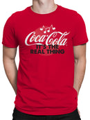 Officially Licensed Coca Cola Music: It's the Real Thing Men's T-shirt