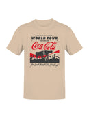 Officially Licensed Coca Cola World Tour Graphic Art Men's T-shirt