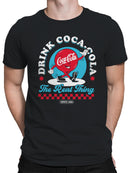 Officially Licensed Coca Cola The Real Thing Design Men's T-shirt