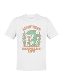 Happy Shark Deep Blue Life Men's T-shirt