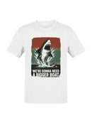 Great White Shark Splashing Sea Men's T-shirt