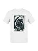 Nine Lives Left: Cat vs Shark Men's T-shirt
