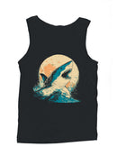 Majestic Shark Under Moonlight Men's Tank Top