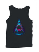 Neon Splash Shark Attack Art Men's Tank Top