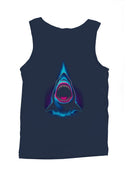 Neon Splash Shark Attack Art Men's Tank Top