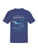 Speedy Needly Boi Shark Facts Men's T-shirt