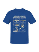 The World's Most Dangerous Sharks Men's T-shirt