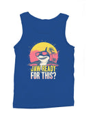 Jawsome Sunset Shark Vibes Men's Tank Top