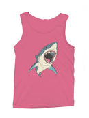 Ferocious Great White Attack Men's Tank Top