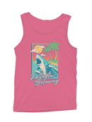Fintastic Getaway Shark Paradise Men's Tank Top