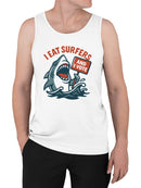 I Eat Surfers And I Vote Shark Men's Tank Top