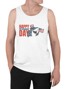 Happy Fin-dependence Day Design Men's Tank Top